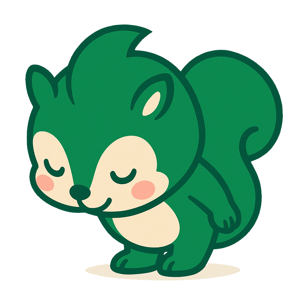 おじぎリスくん